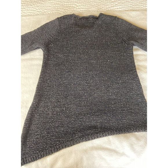 Chico's women's black 3/4 sleeve sweater size 1 - Picture 2 of 8